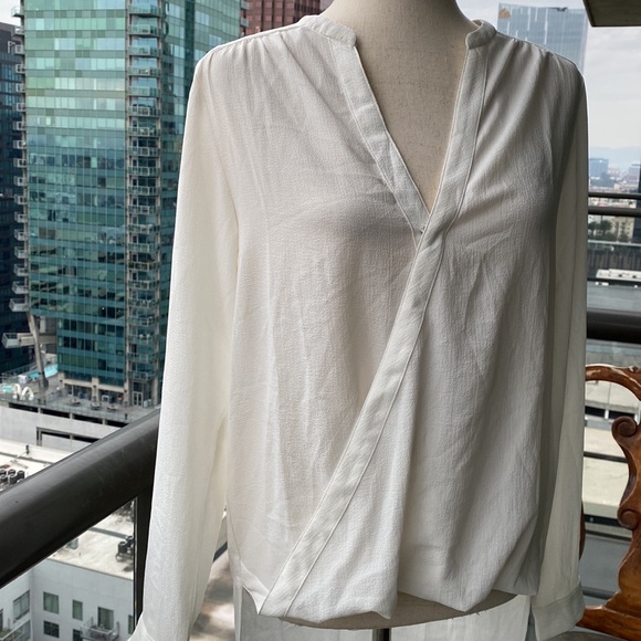 Catherine Malandrino faux wrap tunic asymmetrical top blouse - Small - Picture 5 of 12